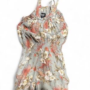 D&G Junior Leaf Print Romper
